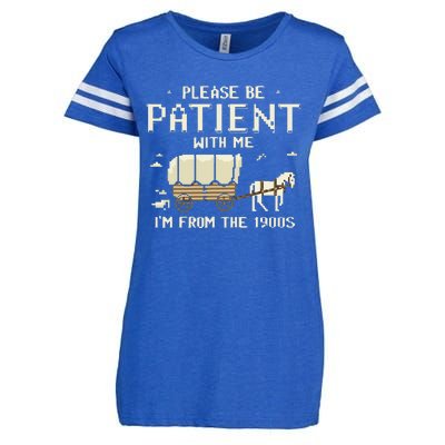 Please Be Patient With Me IM From The 1900s Enza Ladies Jersey Football T-Shirt