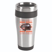 Pygmy Bouncy Pig In Thai Costume Moo Deng 16oz Travel Tumbler