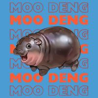 Pygmy Bouncy Pig In Thai Costume Moo Deng Tie Dye Hoodie