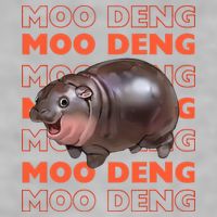 Pygmy Bouncy Pig In Thai Costume Moo Deng Ladies PosiCharge Tri-Blend Wicking Tank