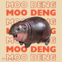Pygmy Bouncy Pig In Thai Costume Moo Deng Bag