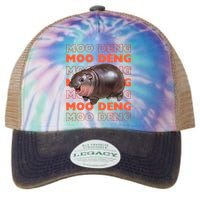 Pygmy Bouncy Pig In Thai Costume Moo Deng Legacy Tie Dye Trucker Hat