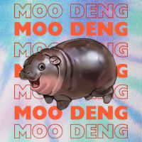 Pygmy Bouncy Pig In Thai Costume Moo Deng Legacy Tie Dye Trucker Hat