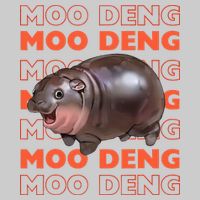 Pygmy Bouncy Pig In Thai Costume Moo Deng Tie-Dye T-Shirt