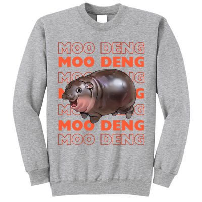Pygmy Bouncy Pig In Thai Costume Moo Deng Tall Sweatshirt