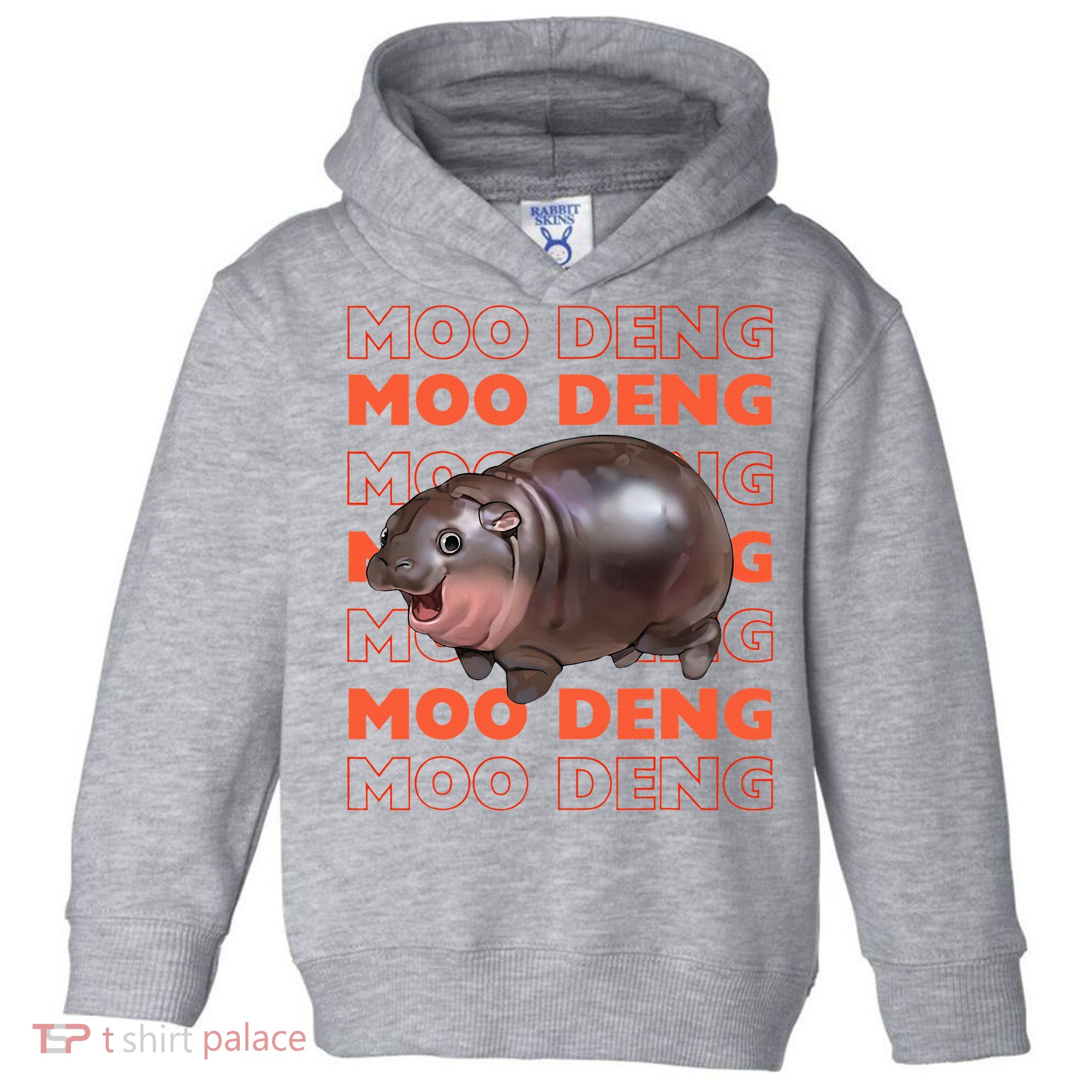 Pygmy Bouncy Pig In Thai Costume Moo Deng Toddler Hoodie