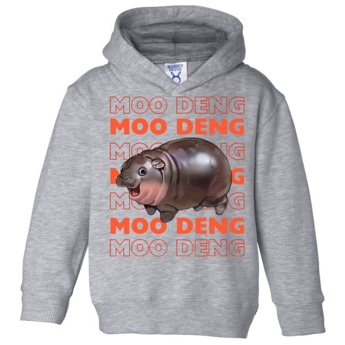 Pygmy Bouncy Pig In Thai Costume Moo Deng Toddler Hoodie