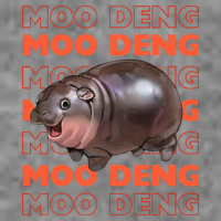 Pygmy Bouncy Pig In Thai Costume Moo Deng Tall Hoodie