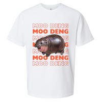 Pygmy Bouncy Pig In Thai Costume Moo Deng Sueded Cloud Jersey T-Shirt