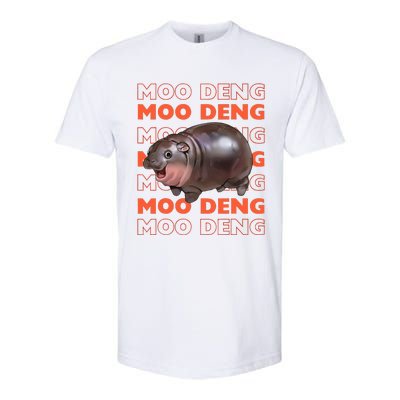 Pygmy Bouncy Pig In Thai Costume Moo Deng Softstyle CVC T-Shirt