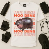 Pygmy Bouncy Pig In Thai Costume Moo Deng Performance Shirt