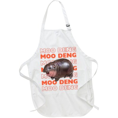 Pygmy Bouncy Pig In Thai Costume Moo Deng Apron