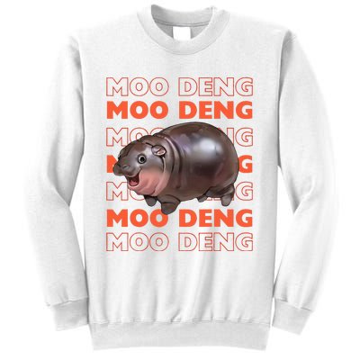 Pygmy Bouncy Pig In Thai Costume Moo Deng Sweatshirt