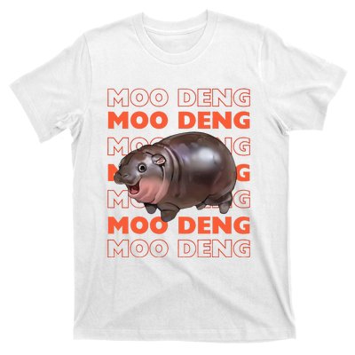 Pygmy Bouncy Pig In Thai Costume Moo Deng T-Shirt