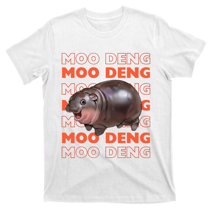 Pygmy Bouncy Pig In Thai Costume Moo Deng T-Shirt