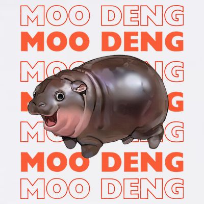 Pygmy Bouncy Pig In Thai Costume Moo Deng T-Shirt