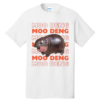 Pygmy Bouncy Pig In Thai Costume Moo Deng Tall T-Shirt