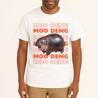 Pygmy Bouncy Pig In Thai Costume Moo Deng Tall T-Shirt
