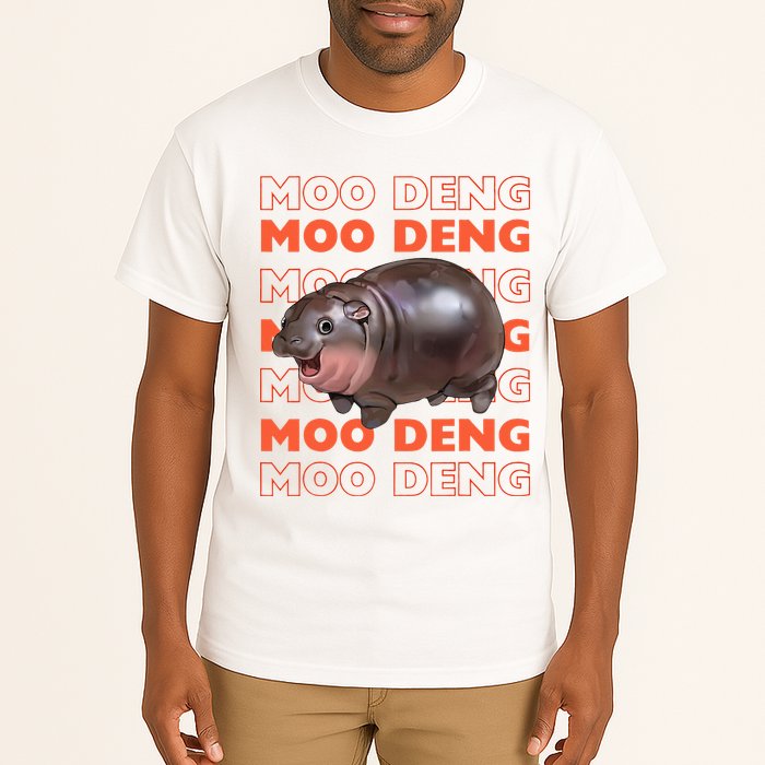Pygmy Bouncy Pig In Thai Costume Moo Deng Tall T-Shirt