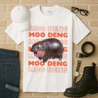 Pygmy Bouncy Pig In Thai Costume Moo Deng Tall T-Shirt