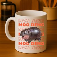 Pygmy Bouncy Pig In Thai Costume Moo Deng Mug