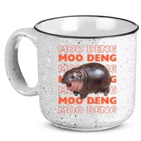 Pygmy Bouncy Pig In Thai Costume Moo Deng 15oz Campfire Ceramic Mug