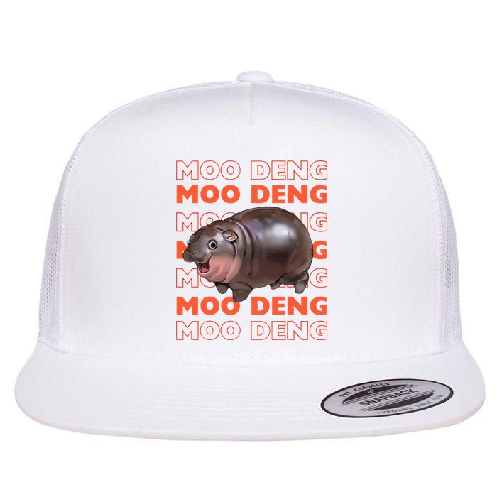 Pygmy Bouncy Pig In Thai Costume Moo Deng Flatbill Hat