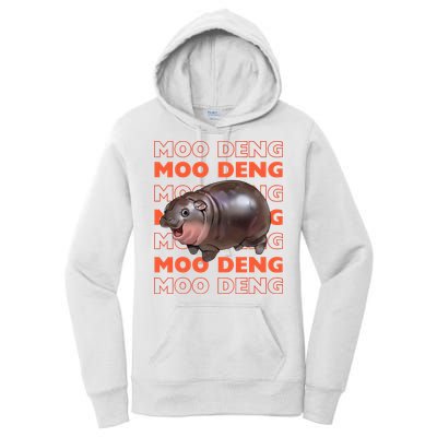 Pygmy Bouncy Pig In Thai Costume Moo Deng Women's Pullover Hoodie