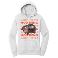 Pygmy Bouncy Pig In Thai Costume Moo Deng Women's Pullover Hoodie