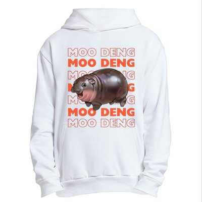 Pygmy Bouncy Pig In Thai Costume Moo Deng Urban Pullover Hoodie