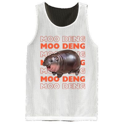 Pygmy Bouncy Pig In Thai Costume Moo Deng Mesh Reversible Basketball Jersey Tank