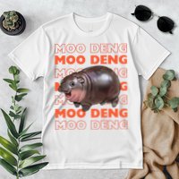 Pygmy Bouncy Pig In Thai Costume Moo Deng Premium T-Shirt