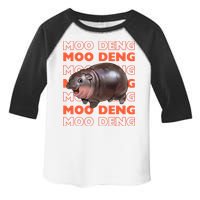 Pygmy Bouncy Pig In Thai Costume Moo Deng Toddler Fine Jersey T-Shirt