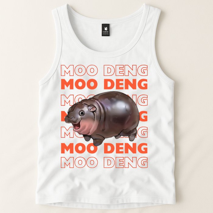 Pygmy Bouncy Pig In Thai Costume Moo Deng Tank Top