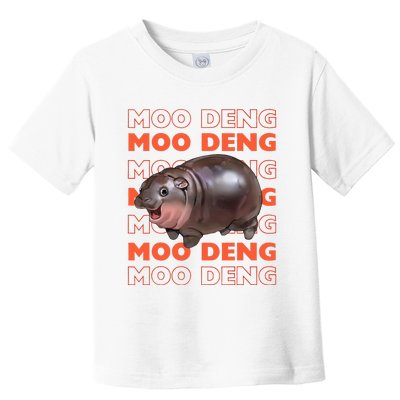 Pygmy Bouncy Pig In Thai Costume Moo Deng Toddler T-Shirt