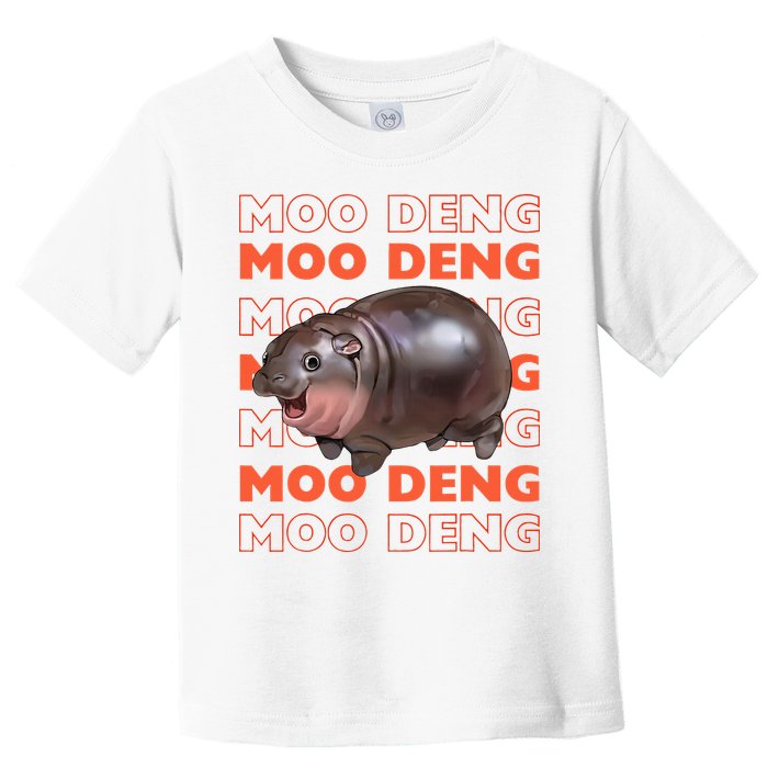 Pygmy Bouncy Pig In Thai Costume Moo Deng Toddler T-Shirt