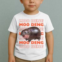 Pygmy Bouncy Pig In Thai Costume Moo Deng Toddler T-Shirt