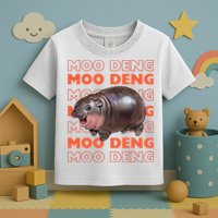 Pygmy Bouncy Pig In Thai Costume Moo Deng Toddler T-Shirt