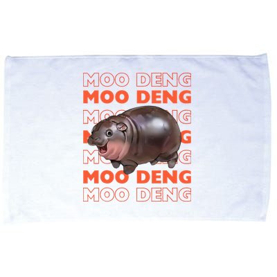Pygmy Bouncy Pig In Thai Costume Moo Deng Microfiber Hand Towel