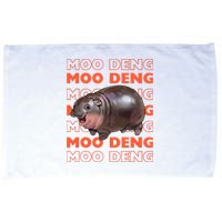 Pygmy Bouncy Pig In Thai Costume Moo Deng Microfiber Hand Towel