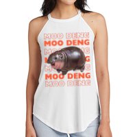 Pygmy Bouncy Pig In Thai Costume Moo Deng Women's Perfect Tri Rocker Tank