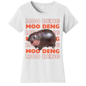 Pygmy Bouncy Pig In Thai Costume Moo Deng Women's T-Shirt