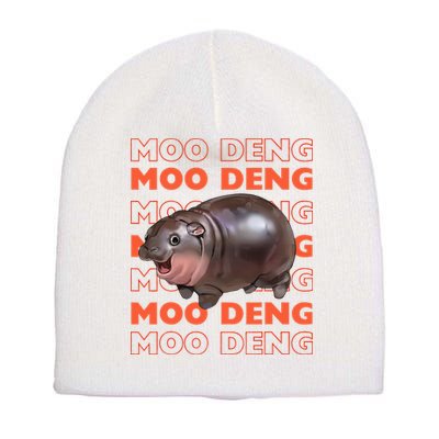 Pygmy Bouncy Pig In Thai Costume Moo Deng Short Acrylic Beanie