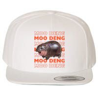 Pygmy Bouncy Pig In Thai Costume Moo Deng Wool Snapback Cap