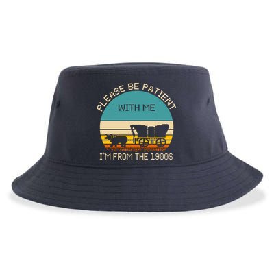Please Be Patient With Me Im From The 1900s Vintage Sustainable Bucket Hat