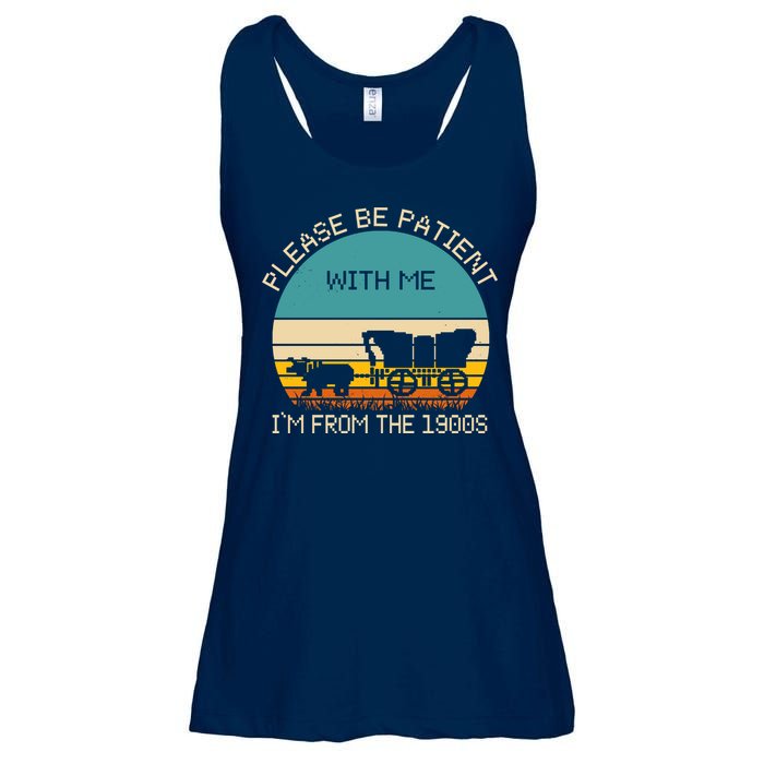 Please Be Patient With Me Im From The 1900s Vintage Ladies Essential Flowy Tank
