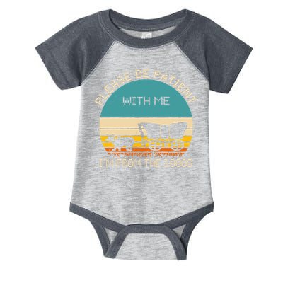 Please Be Patient With Me Im From The 1900s Vintage Infant Baby Jersey Bodysuit