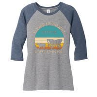 Please Be Patient With Me Im From The 1900s Vintage Women's Tri-Blend 3/4-Sleeve Raglan Shirt