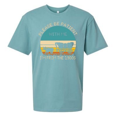 Please Be Patient With Me Im From The 1900s Vintage Sueded Cloud Jersey T-Shirt