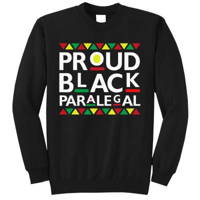 Proud Black Paralegal African American History Month Pride Sweatshirt